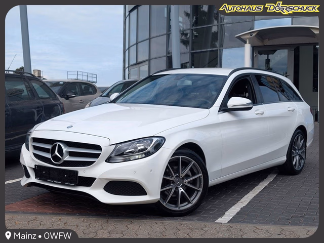 Mercedes-Benz C 200 d T-Modell Autom. Parkass. Tempomat Baujahr 2015 (161.230 km, Diesel, 136 PS) - Gebrauchtwagen bei Autohaus Dörrschuck Mainz