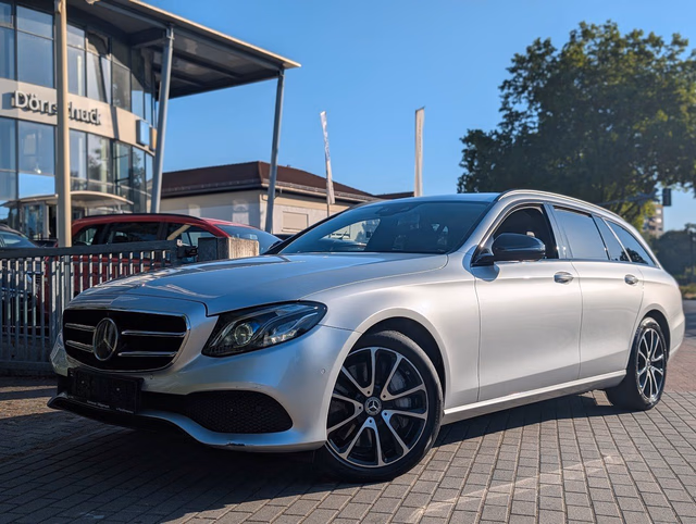 Mercedes-Benz E 400 d T-Modell Avantgarde 1. Hand. 4x4. AHK Baujahr 2018 (215.000 km, Diesel, 340 PS) - Gebrauchtwagen bei Autohaus Dörrschuck Mainz