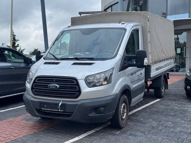 Ford Transit 2.0 TDCi 310 L2 Pritsche. 1.Hand. AHK Baujahr 2018 (62.000 km, Diesel, 131 PS) - Gebrauchtwagen bei Autohaus Dörrschuck Mainz