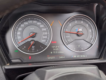 BMW M235 i  Cabrio Schaltwippen. Navi. RFK. Leder. Vorschaubild 28